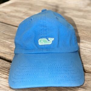 Vineyard Vines Blue Whale Logo Baseball Cap Adjustable Cotton Hat